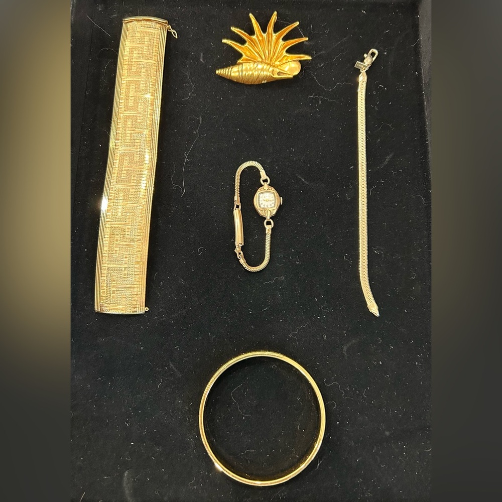 Preview Gold Plated Bulova, Monet, Trifari, Napier, MMA Metropolitan Museum